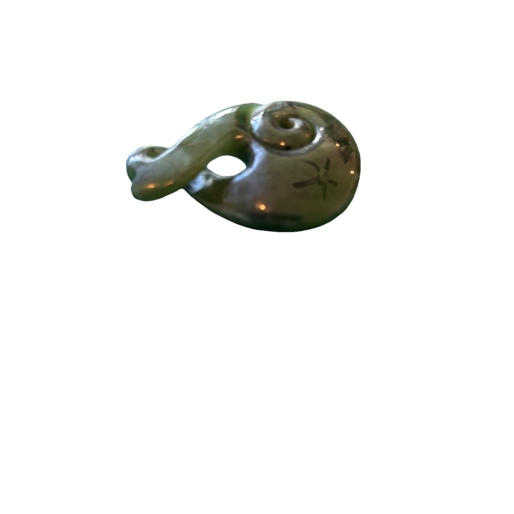 nephrite jade pendant vintage - Picture 2 of 3